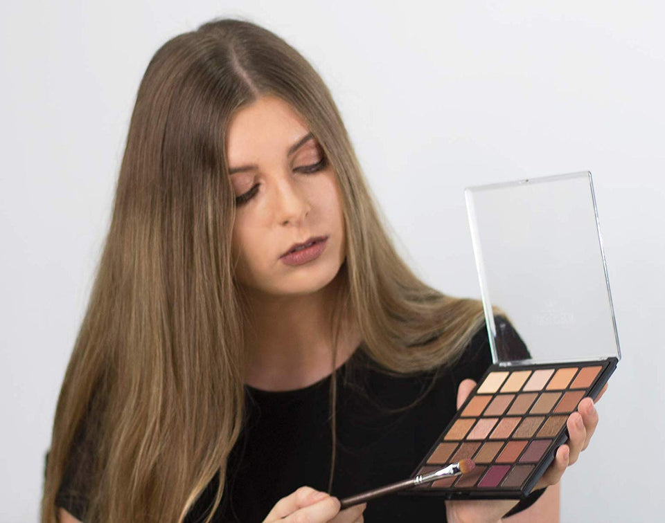 Makeupbox Paleta de Sombras Master Palette 25 Eyeshadow Sombras Altamente Pigmentadas Linea Profesional (Multicolor)