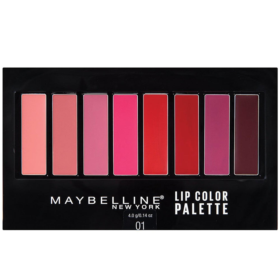 Maybelline Paleta de Labiales Lip Color Palette, 4 g