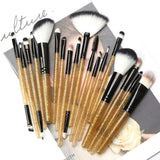 Brochas de Maquillaje, alwaysig 18pcs Base Maquillaje Professional Set de Brochas Maquillaje de Ojos Sombras de Ojos Set de Brochas Cosmético Fundación Ojo Cara Sonrojo Cepillos Polvos Maquillaje (Azul-Negro)