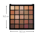 Makeupbox Paleta de Sombras Master Palette 25 Eyeshadow Sombras Altamente Pigmentadas Linea Profesional (Multicolor)