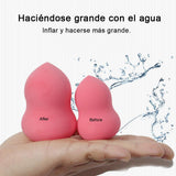ZUMECA Brochas de Maquillaje, 20pcs Set Maquillaje Profesional Pinceles Maquillaje para Sombra de Ojos, Colorete,Los Labios, Polvo y Cejas con Esponja de Huevo de Belleza (Rosa)