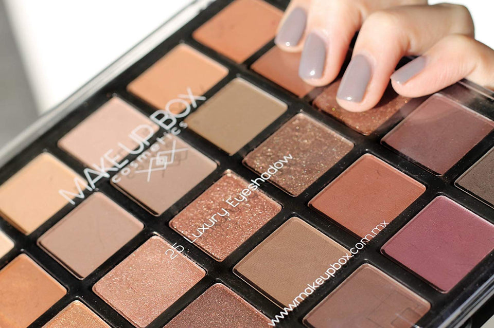 Makeupbox Paleta de Sombras Master Palette 25 Eyeshadow Sombras Altamente Pigmentadas Linea Profesional (Multicolor)